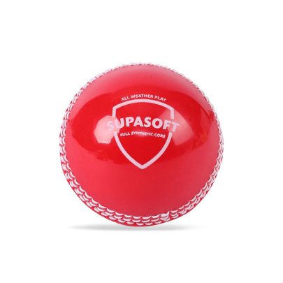 SG SUPASOFT CRICKET BALL (RED)