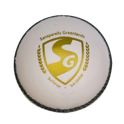 SG CLUB™ WHITE CRICKET LEATHER BALL