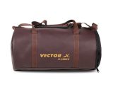 VECTOR X X-FORCE GYM DUFFLE BAG (BROWN)