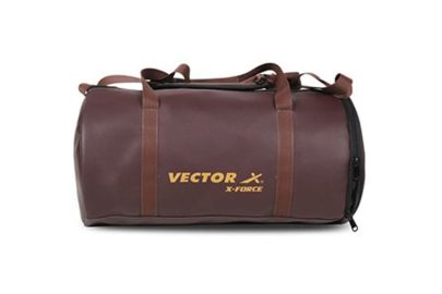 VECTOR X X-FORCE GYM DUFFLE BAG (BROWN)