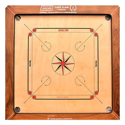 SURE SLAM CHAMPION CARROM BOARD FRAME SIZE (3X2)