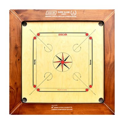 SURE SLAM JUMBO CARROM BOARD FRAME SIZE (5X2) FAST