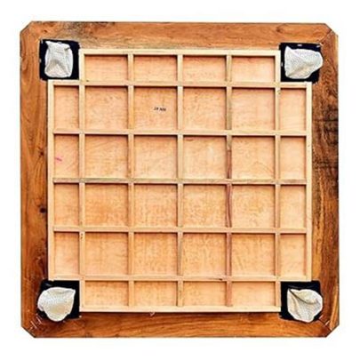 Bulldog Sure Slam Natural Carrom Board Frame Size (4X2)