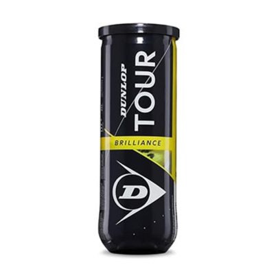 DUNLOP TOUR BRILLIANCE TENNIS BALL CAN (3 BALLS)