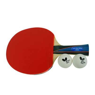 Butterfly Timo Boll 3000-with 2 TT balls and Cover Table Tennis Kit